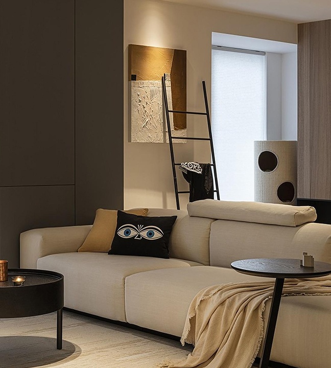 Wnętrze z meblami na wymiar